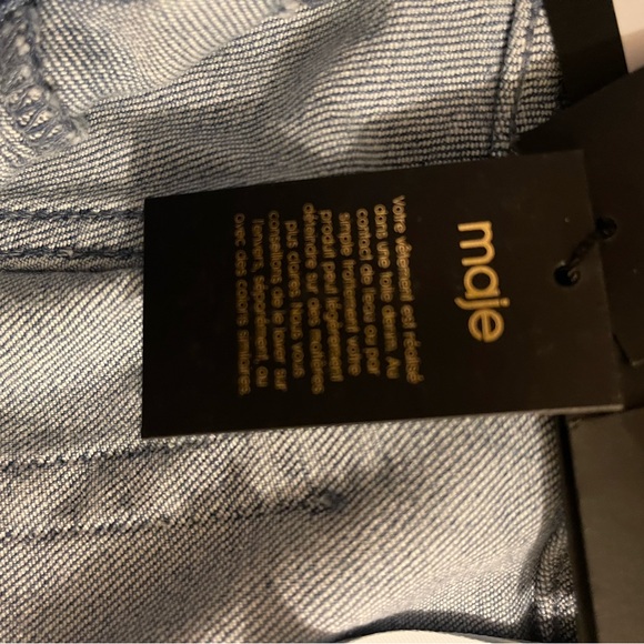 Maje NWT Women’s maje Jeans with Braided
Trim size 42 - Picture 12 of 14
